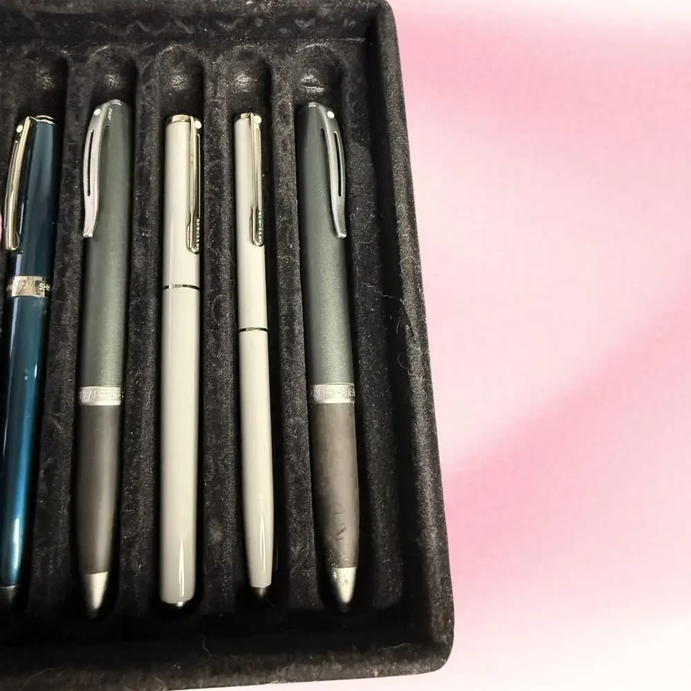 Vintage Sheaffer White Dot Pen Lot 11 Fountain Ballpoint Highlighter Y2K